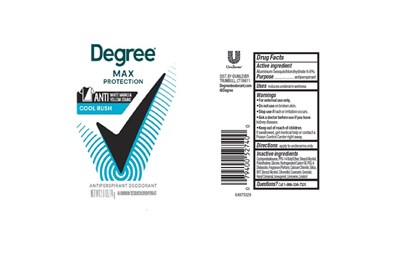 Label (Degree Max Protection Cool Rush Antiperspirant Deodorant   Artwork)